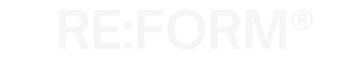 RE:FORM Logo White